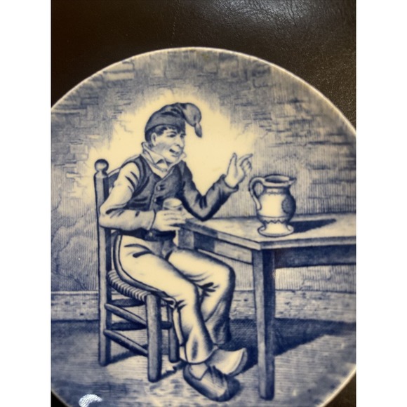 MINIATURE BOCH FRERES DELFT DISH C.1970S 2. LE.CIDRE - Picture 2 of 4